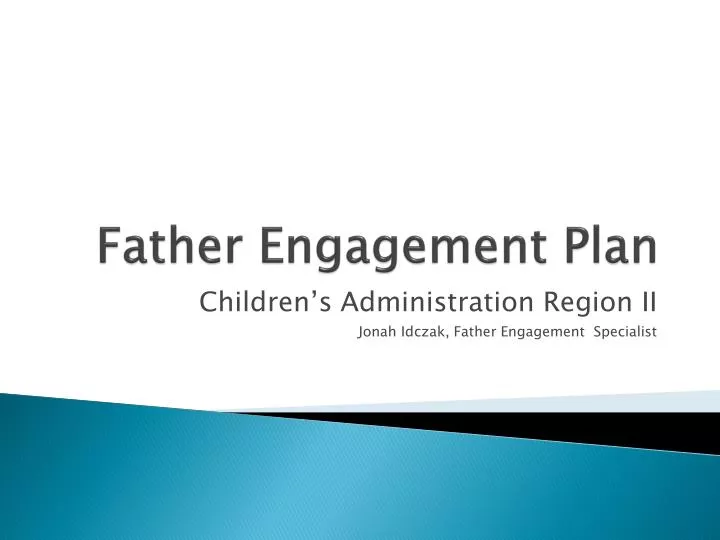 father engagement plan
