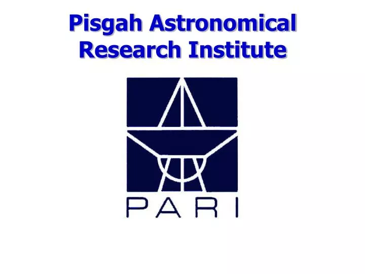 pisgah astronomical research institute