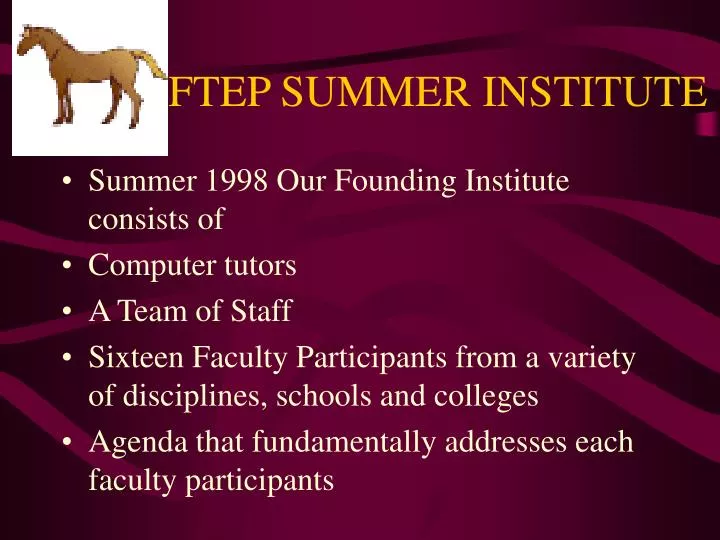 ftep summer institute