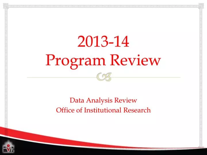 2013 14 program review