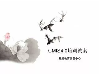 CMIS4.0 系统应用培训 第二阶段