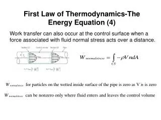 First Law of Thermodynamics-The Energy Equation (4)