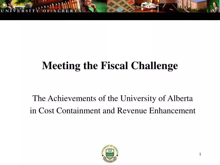meeting the fiscal challenge