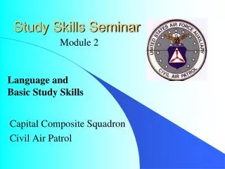 Study Skills Seminar