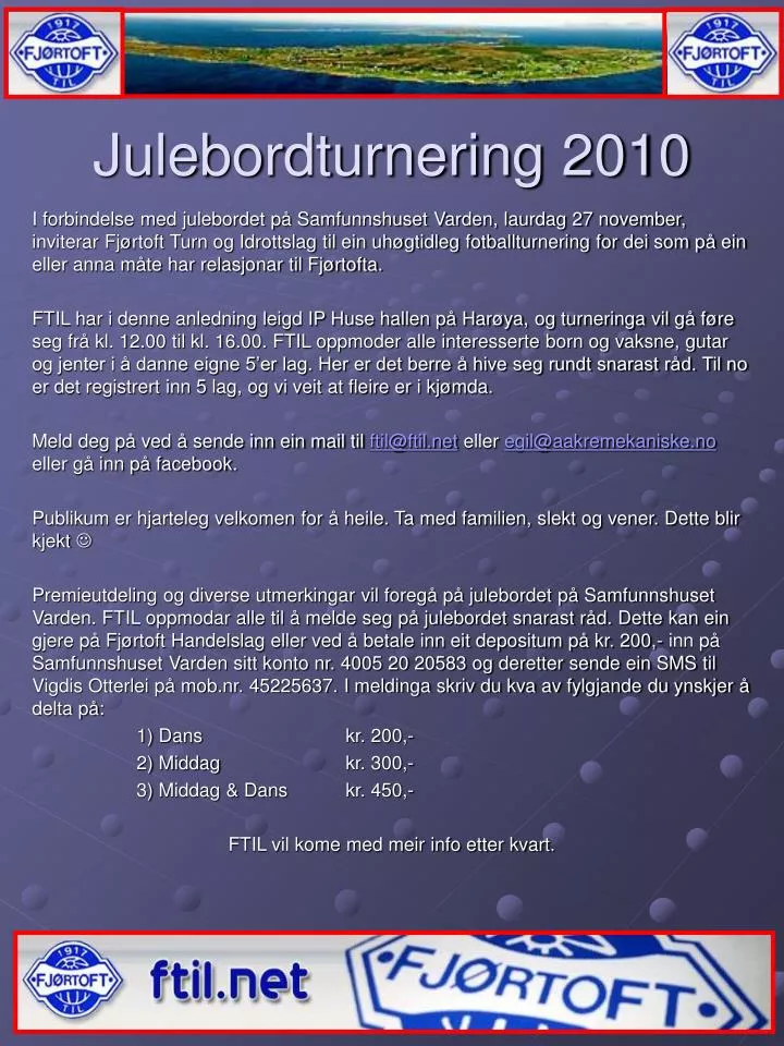 julebordturnering 2010