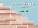 Understanding Java's Math Class: Methods That Return Values - slide 1