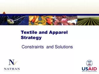 Textile and Apparel Strategy
