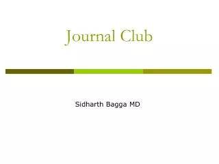 journal club