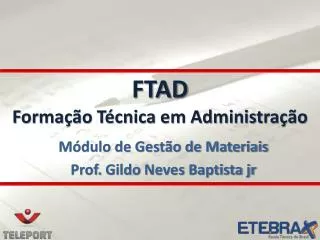 ftad forma o t cnica em administra o
