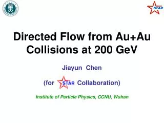 Directed Flow from Au+Au Collisions at 200 GeV