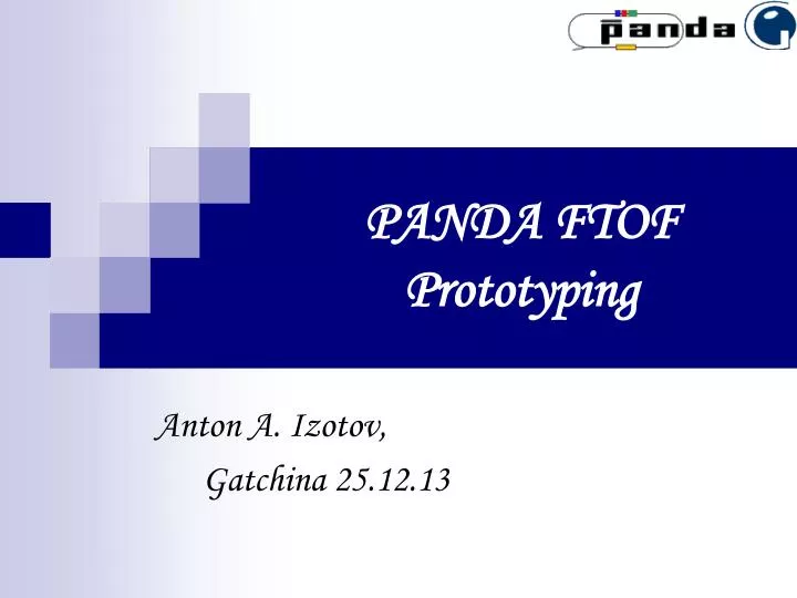 panda ftof prototyping