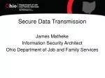 Secure Data Transmission - slide 1
