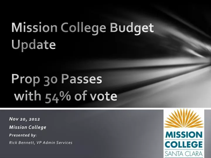 mission college budget update prop 30 passes with 54 of vote