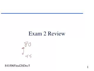 Exam 2 Review