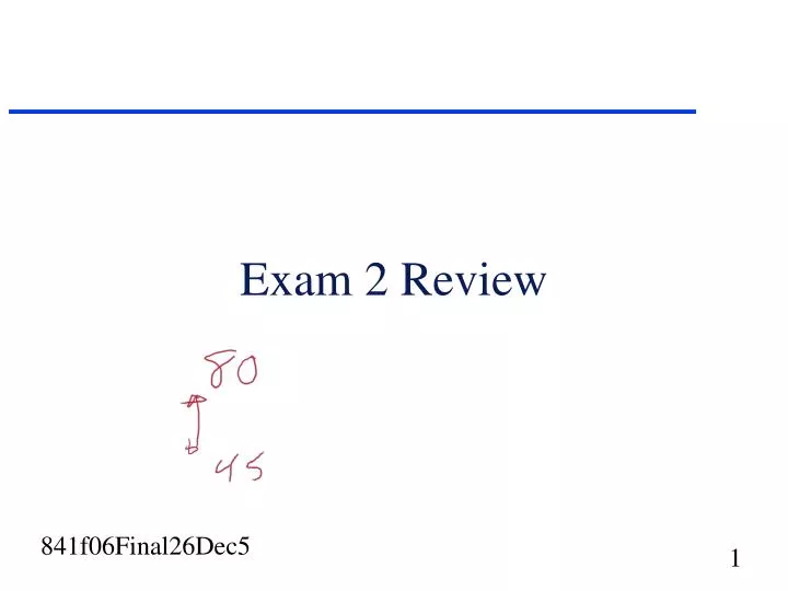 exam 2 review