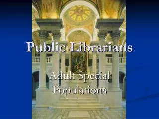 Public Librarians