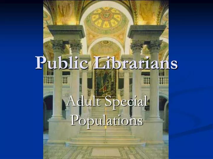 public librarians