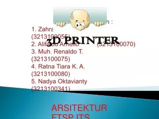 3d printer