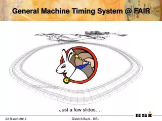 General Machine Timing System @ FAIR