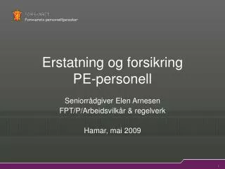 erstatning og forsikring pe personell