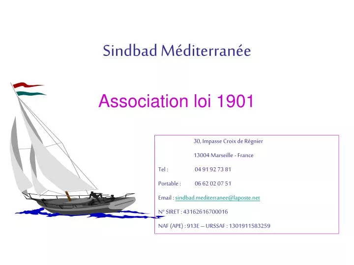 sindbad m diterran e association loi 1901