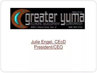 Julie Engel, CEcD President/CEO