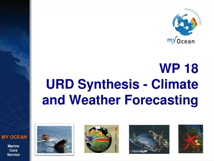 wp 18 urd synthesis climate and weather forecasting