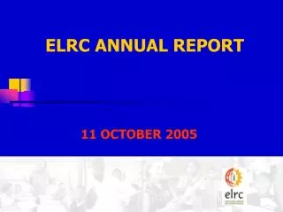 ELRC ANNUAL REPORT