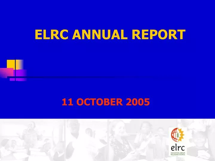 elrc annual report