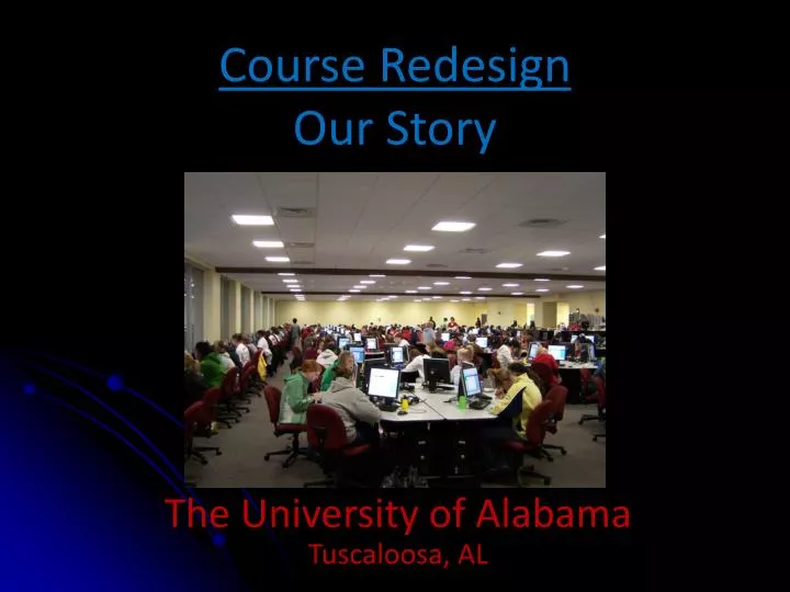 course redesign our story
