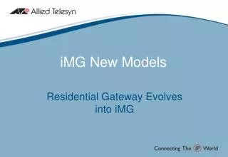 iMG New Models