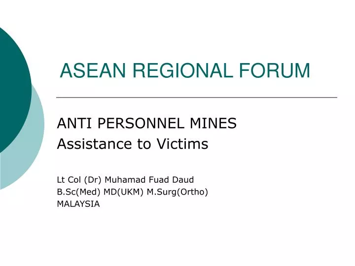 asean regional forum