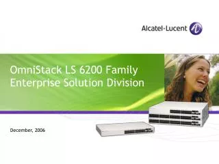 OmniStack LS 6200 Family Enterprise Solution Division