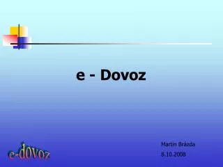 e dovoz
