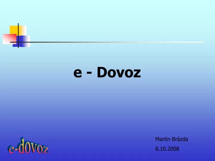 e dovoz