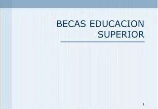 becas educacion superior