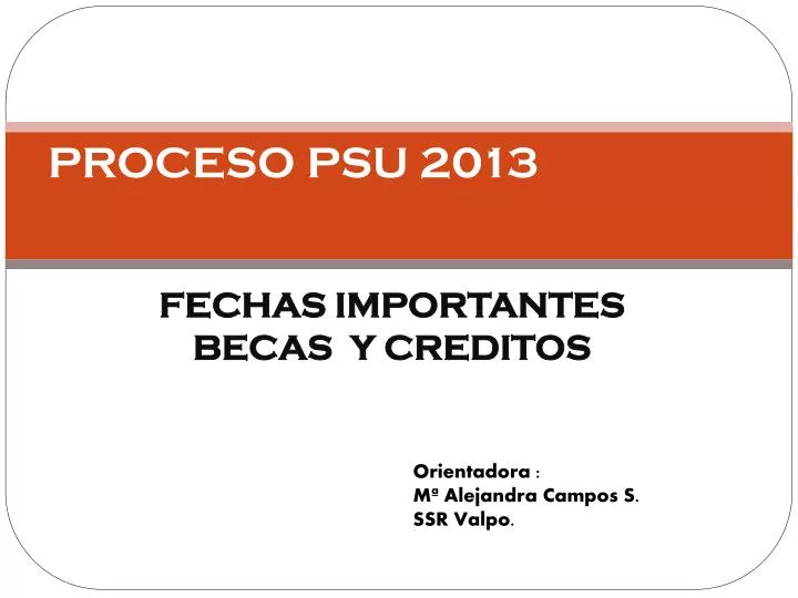 fechas importantes becas y creditos