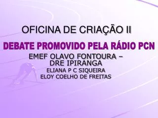 oficina de cria o ii