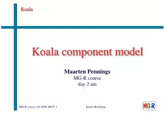 Koala component model