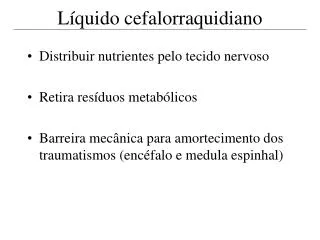 l quido cefalorraquidiano