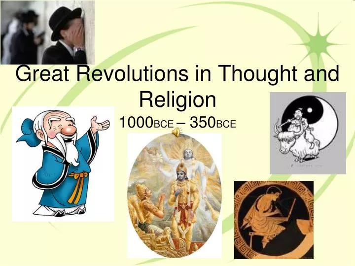 great revolutions in thought and religion