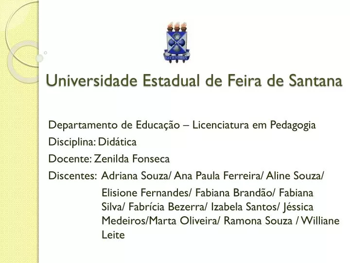 universidade estadual de feira de santana