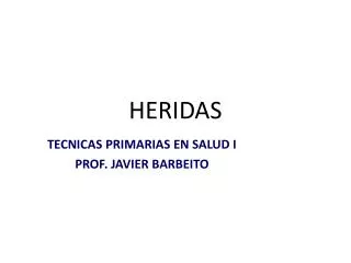 heridas