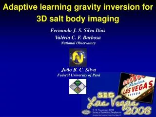 Adaptive learning gravity inversion for 3D salt body imaging