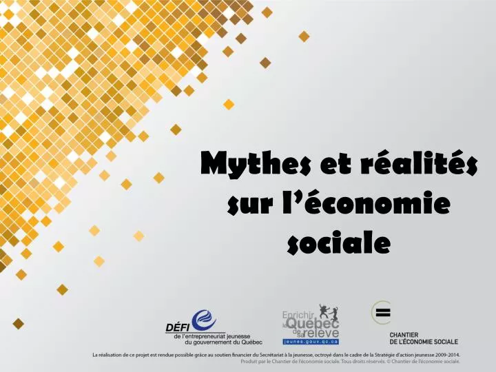 mythes et r alit s sur l conomie sociale