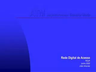 atm asynchronous transfer mode