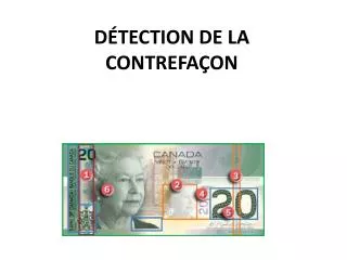 d tection de la contrefa on