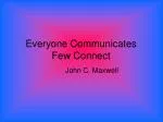 Everyone Communicates Few Connect - slide 1