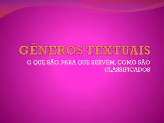 g neros textuais