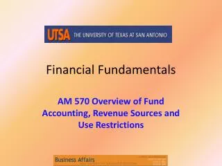 Financial Fundamentals
